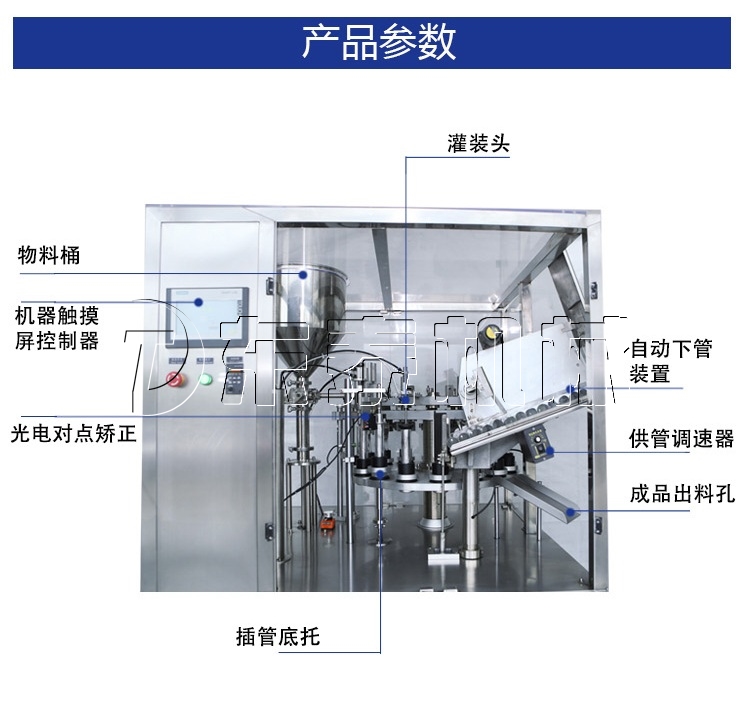 軟管灌裝封尾機